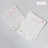 50Pcs Blank Hair Clip Paper Cards Hair Accessories Jewelry Display Card Hair Clip Holder Headwear Packaging Card