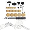 Bowl Sander Tool Kit Woodworking Portable 1" 2" 3" Sanding Pads Comfortable Grip Aluminum Alloy Wood