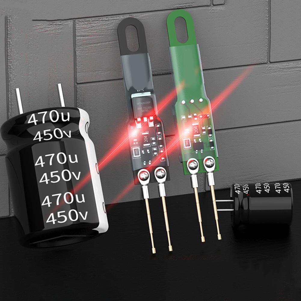 1pc Capacitor Discharge Pen Fast Discharges1000UF 5000UF Capacitor Discharge Tools With LED Indicators Light Electronic Tools