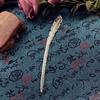 Retro Ethnic Style Miao Silver Hairpin Antique Bookmark Female Flower Hairpin Simple Classical Versatile Disc Hair Hairpin Hair Accessories