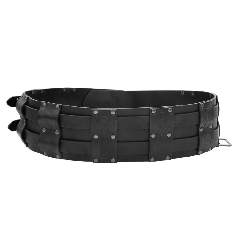 Коричневый рельефный ремень Средневековый ремень Косплей для переодевания Средневековые принадлежности