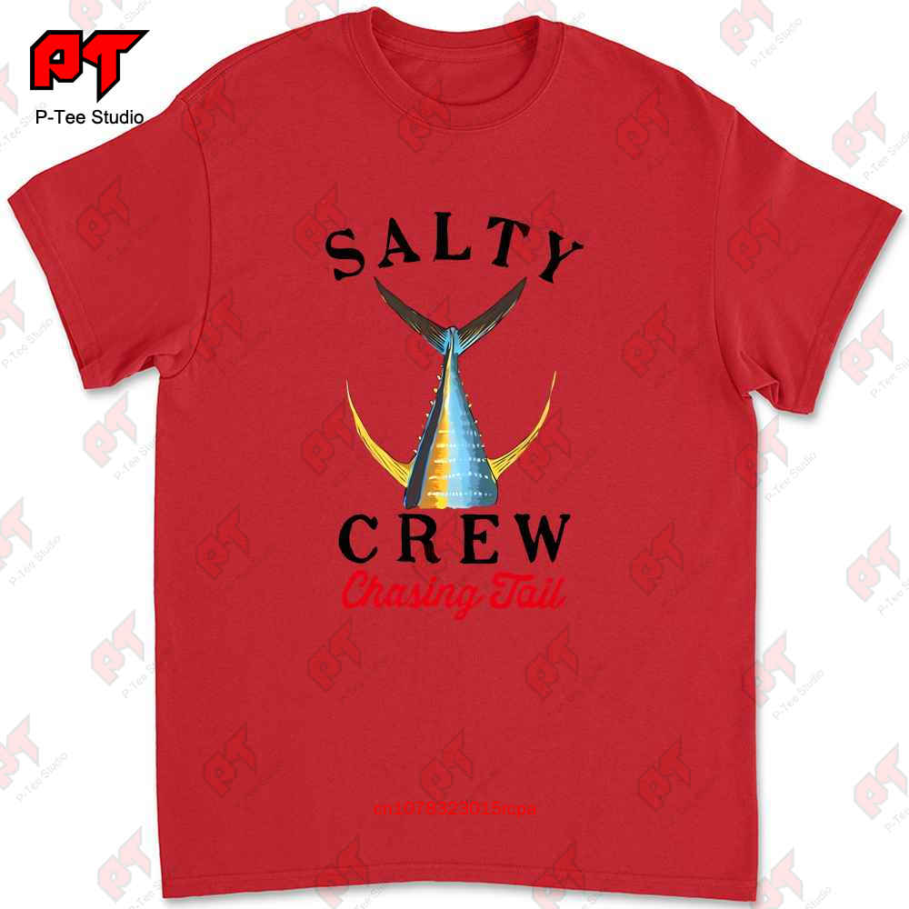 Salty Crew Men Running T Shirt Tailed Banana Yellow Medium New L56O