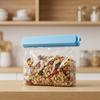 5Pcs Food Bag Sealing Clips with Silicone Seal Reusable Airtight Clamps for Chips Snacks Tea Leaves Kitchen Storage Organizer