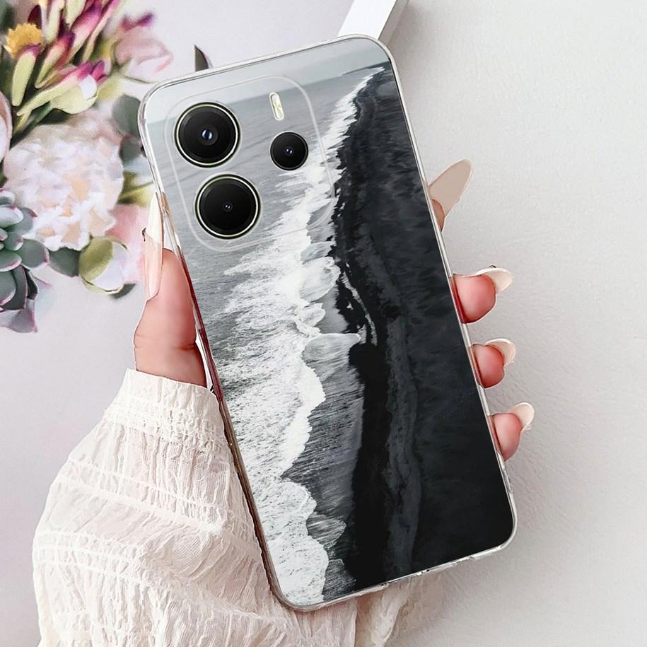 Силиконовый чехол для Xiaomi Redmi Note 14 4G EU 2025, чехол, крутой Лев Леопард Дракон Животные, мягкий тонкий чехол для Note14 4G EU, чехол