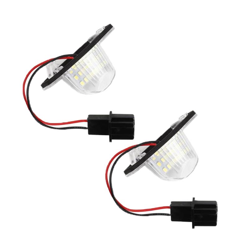 18 Led Car Number License Plate Lights Assembly Pure 6000K For Cr-V Fr-V Stream 12V Smd Number Lamp Led License Plate Light