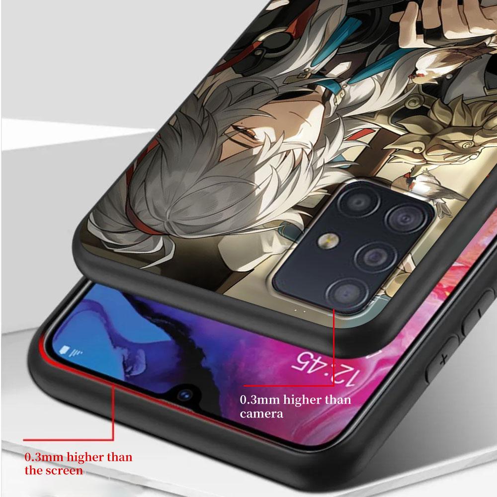 Чехол Honkai Star Rail для Samsung Galaxy A54 A53 A14 A51 A12 A52s A02s A52 A21s A22 A32 A41 A13 A22 A31 A32, чехол для телефона из ТПУ