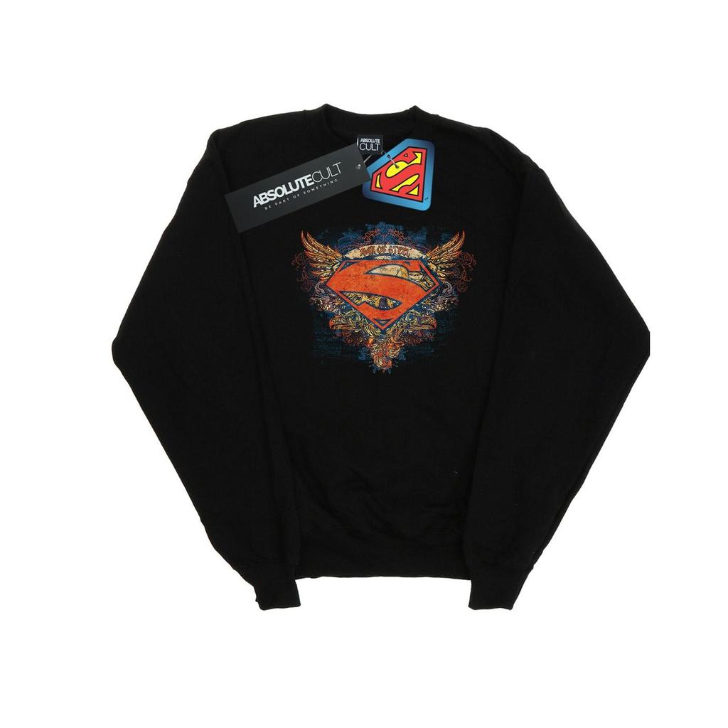 DC Comics Womens/Ladies Superman Wings Shield Sweatshirt