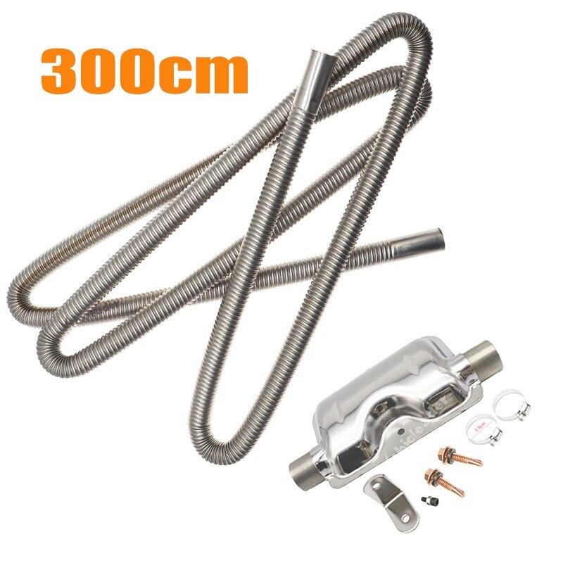 60/100/120/150/200/250/300 см воздушный стояночный обогреватель из нержавеющей стали, выхлопная труба, газовое отверстие для воздушных дизелей, комплект автомобильного обогревателя