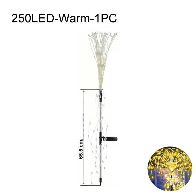 Солнечные фейерверки светодиодные фонари DIY заземленные фонари патио сад небольшой двор украшение водонепроницаемые уличные газонные фонари праздничный декор