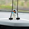 Car Swing Astronaut Hanging Decoration Resin Craft Auto Rearview Mirror Cartoon Spaceman Pendant Ornament Interior Accessories
