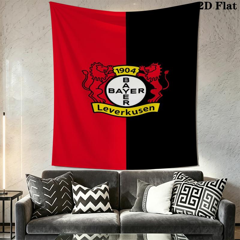 Bayer 04 Leverkusen Wall Tapestry Aesthetic Wall Hanging Printed Fabric Blanket Decorative Tapestries for Bedroom Living Room Home Decor