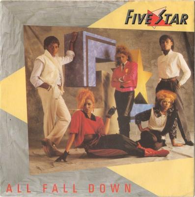 7-дюймовая пластинка FIVE STAR - All Fall Down PB40039 Tent, RCA 1985 UK Танцевальная и Электронная Б/У