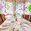 Hanging Multicolor 6pcs Spiral Swirls Birthday Wedding Party Ceiling Decoration