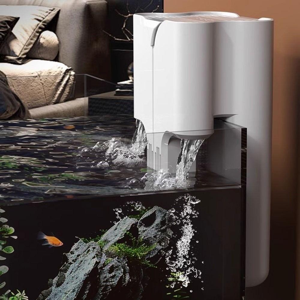 Oxygenation Wall-Mounted Filter 3-in-1 Aquarium Filter Silent Fish Tank Filter Pet Supplies