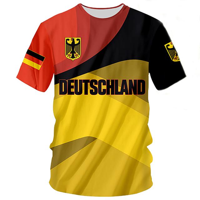 Армейская камуфляжная футболка Германии для мужчин, футболка большого размера с 3d принтом, футболка Deutsche Veteranen, винтажные топы с немецким флагом