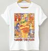 Pooh And Friends Pumpkin Halloween White TShirt