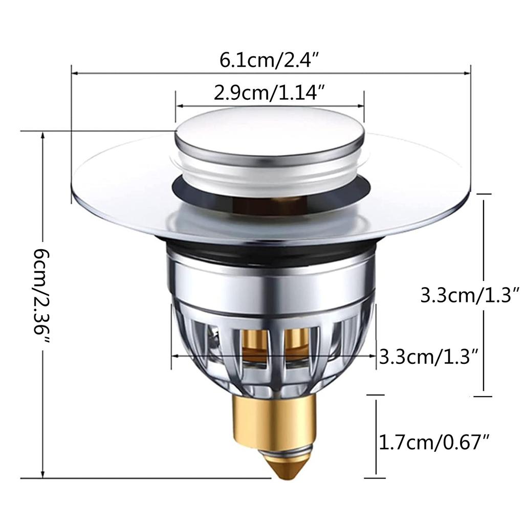 Удобная пробка для раковины Универсальная заглушка для раковины Надежная пробка для ванной Подходит для различных раковин Легкое обслуживание