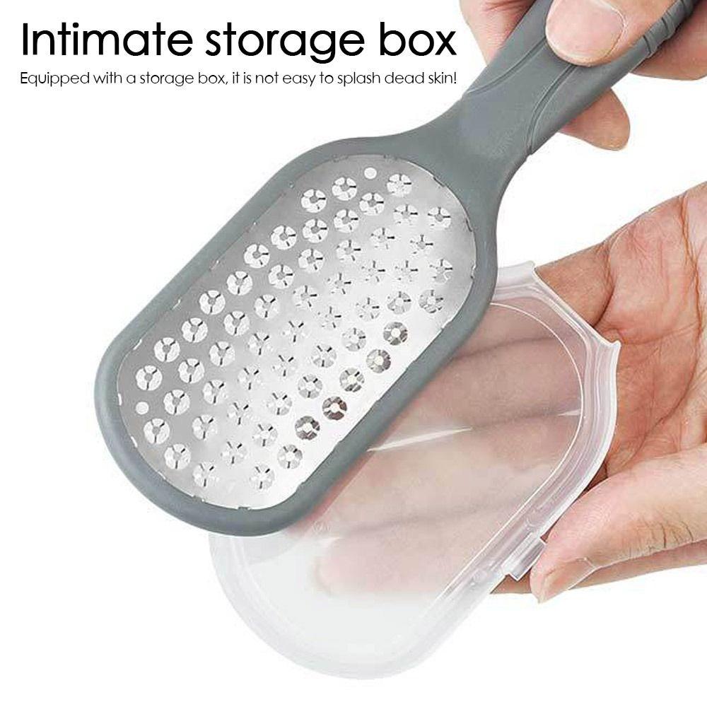 Durable Stainless Steel Exfoliating Hard Skin Remover Pedicure File Callus Remover Foot Sharpeners