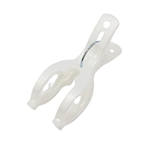 Towa Sangyo Neosul Wide Pole Clothespins, White/Blue, Approx. 4.4 X 3.4 X 9cm, Pack of 6