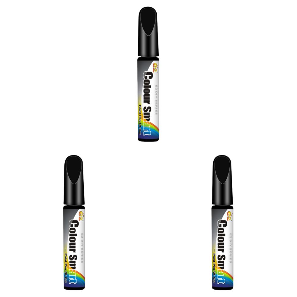 Car Paint Scratches Repair Pen Brush Waterproof Paint Marker Pen Car Tyre Tread Care Automotive Maintain Black White Red Silver