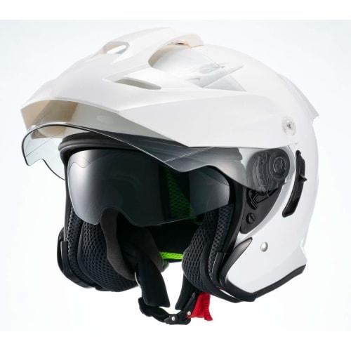 MARUSHIN Motorcycle Helmet Sports Jet TE-1 White XL Size (61-62cm) MSJ1 1001116