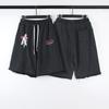 American Vintage Motley Crue Band Metal Shorts Mens Casual Beach Pants
