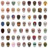 60 Pictures Dia De Los Muertos Skull Doodle Stickers Decorative Notebook Skateboard Water Cup Stickers