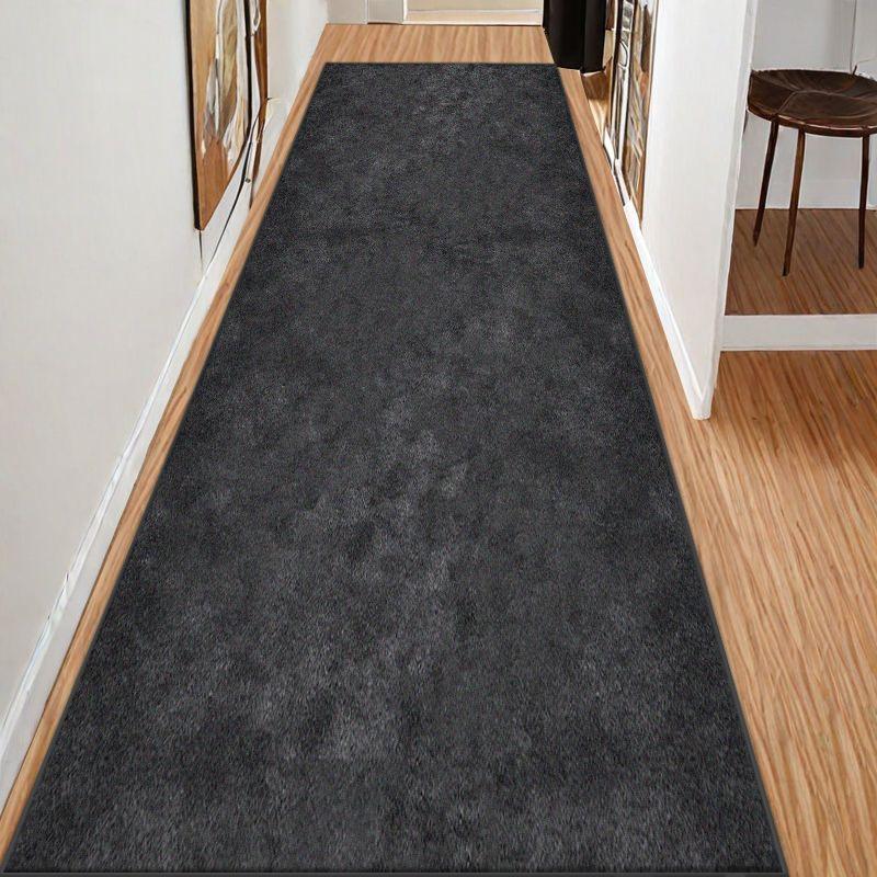 Простой стиль Длинный ковер для коридора Однотонная декорация Дом Гостиная Коврик-дорожка Холл Лестница Проход Нескользящий коврик для пола