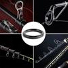 O rings Fishing Rod Guides Smooth Rod Eye Replacement Ceramic Guides Ring  Fishing Pole