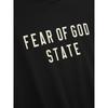 Fear of God Essentials Футболка в стиле 90-х, иссиня-черная, унисекс, топ 125SP254470F