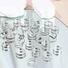 European and American 25-piece Ring Set, Snake Elephant Dripping Oil Gossip Love Leaves Small Flowers Geometric Joint Ring Female