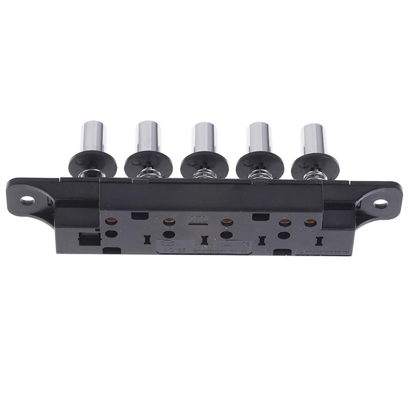 Пятипозиционный вставной кнопочный переключатель для вытяжки, пятипозиционный серебристый переключатель