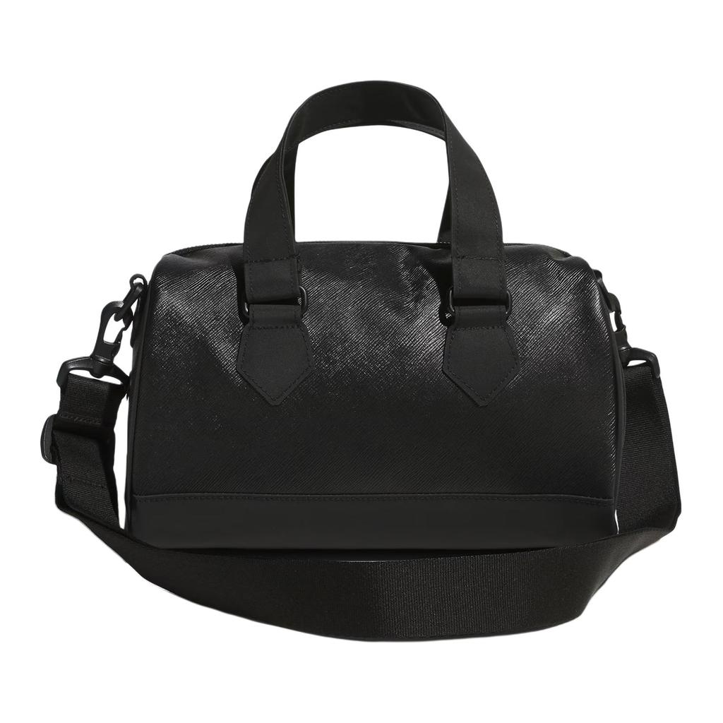 Adidas Leather Sport Performance 6.2L Solid Color Design Polyurethane Tote Bag Unisex Tote Bag Black JZ4375