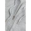 Толстовка с капюшоном на молнии HM Regular Fit Light Grey Melange