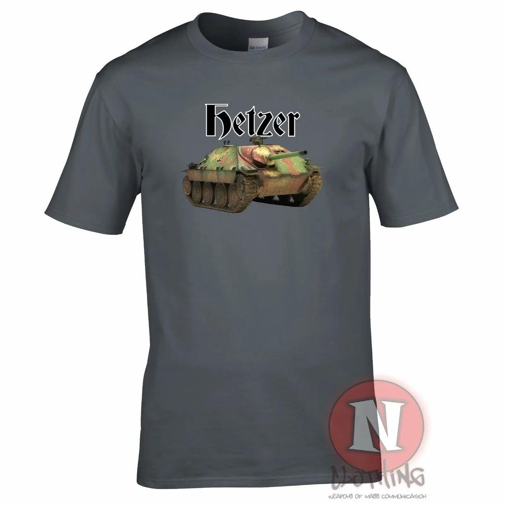 WWII German Military Armour Little Tank Destroyer Hetzer Panzer TShirt Summer Cotton ONeck Short Sleeve Mens T Shirt New