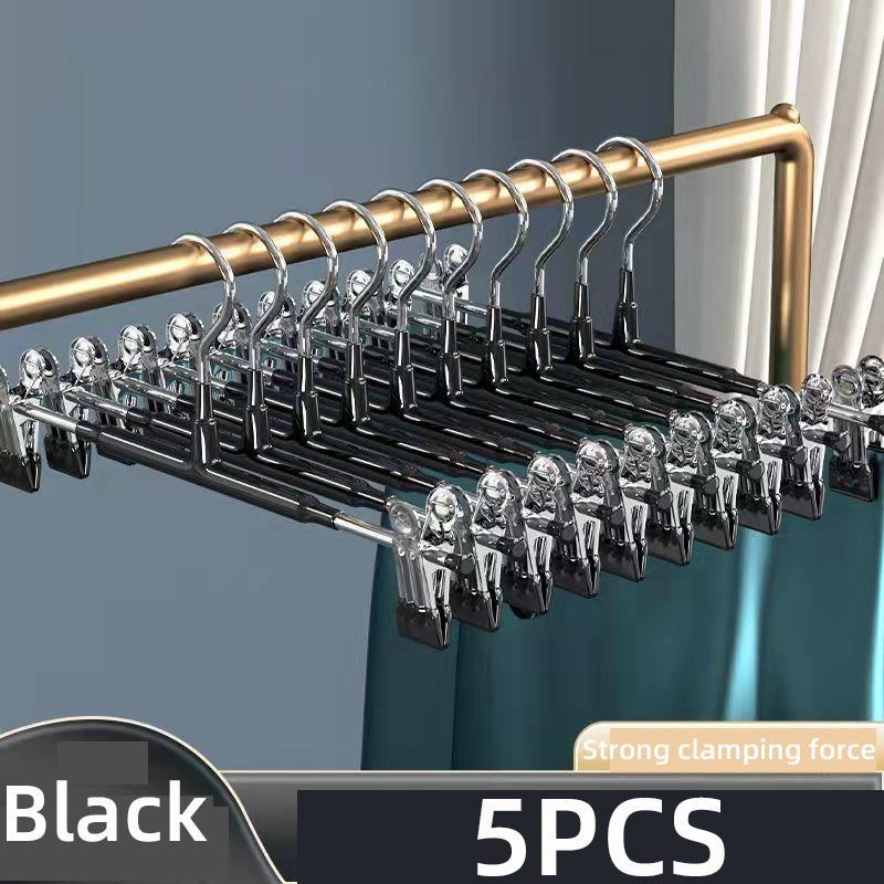 1/5 шт. зажим для вешалки из нержавеющей стали для брюк, зажим для гардероба, противоскользящая прищепка для брюк, вешалка для юбки