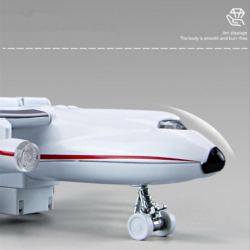 Новая модель самолета Ан-225 Мрия из сплава, большая модель транспортного самолета, металлическая модель для полетов, со звуком и светом, подарок для детей