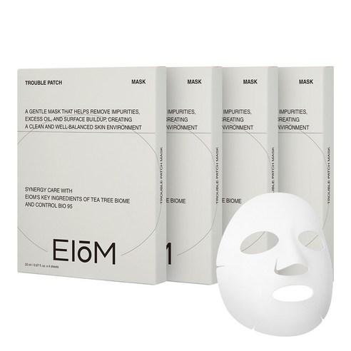 EIOM Trouble Patch Mask Sebum Care & Soothing Sheet Mask 4 Sheets