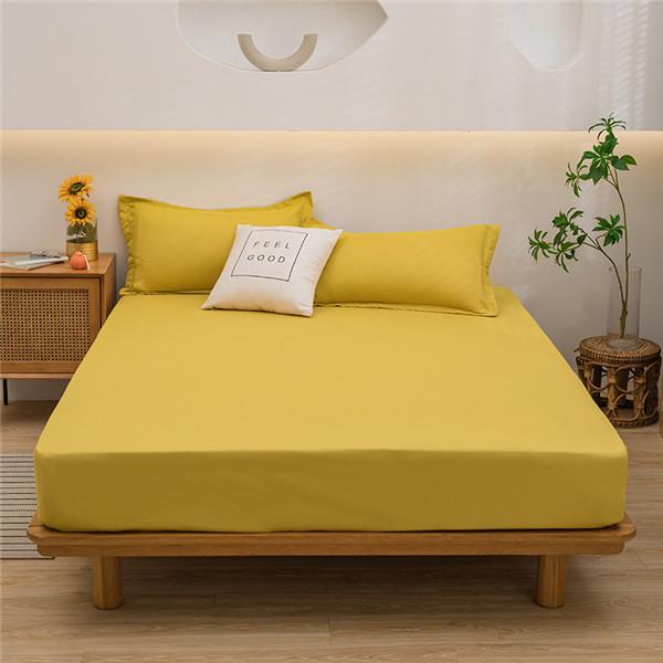 Новая простыня с 2 наволочками, 3 шт./1 комплект постельного белья, простыня, наматрасник, хлопковый защитный чехол для кровати, регулируемые наматрасники для одиночного двуспального