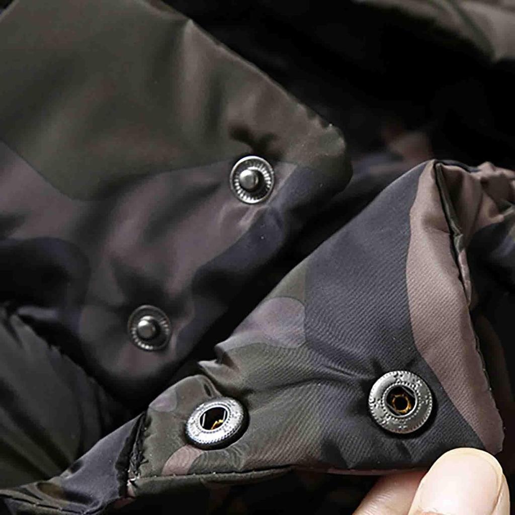 Мужской камуфляжный зимний жилет с капюшоном, легкая жилетка без рукавов с принтом, зимний теплый жилет для улицы