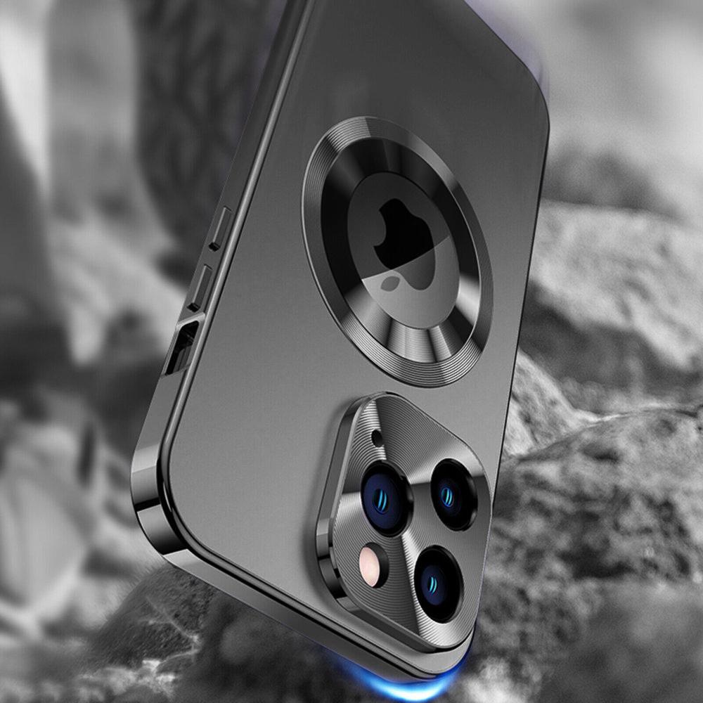 iPhone 15 Pro Max Case, Dual Glass, Magsafe, Black