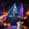 USB-перезаряжаемые игрушки для кошек для домашних животных, машущая игрушка-летучая мышь, электрическая щебечущая птица, интерактивная игрушка для игры в помещении, плюшевая игрушка с крыльями, для котят и собак, котенок