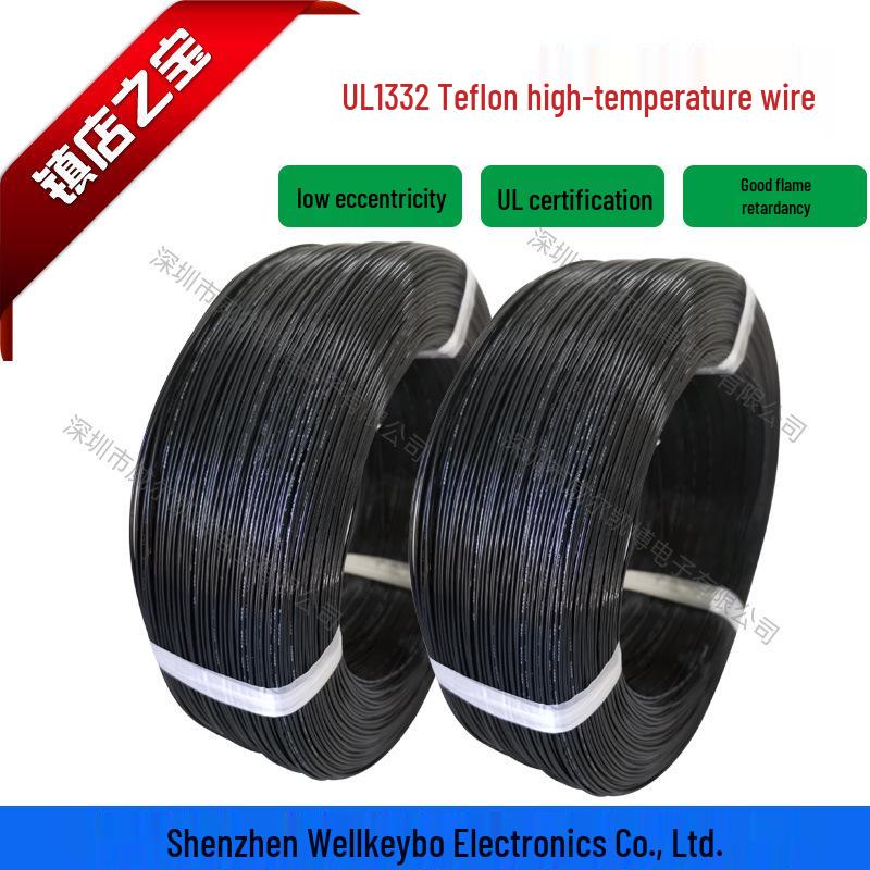 UL1332 High-Temperature Teflon FEP Wire, 30-10 AWG, Temperature-Resistant Copper Electronic Wire