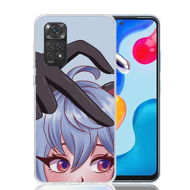 Genshin Love Walnut Phone Case For Xiaomi Redmi Note 14 13 12S 12 11S 11T 11E Pro Plus 10S 10 Art Customized Coque Capa Note 13