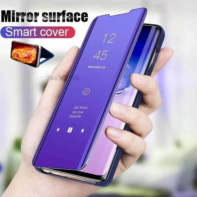 Роскошный зеркальный флип-чехол для Xiaomi Redmi 13C 12 4G 12C A1 10C K60 Pro 10X 10 9C 9T 9A 9i 9 чехол-подставка с покрытием, аксессуары для телефонов
