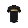 Black Adam Graphic American Vintage Print Ribbed Short Sleeve T-Shirt Men Tops 1377757-001