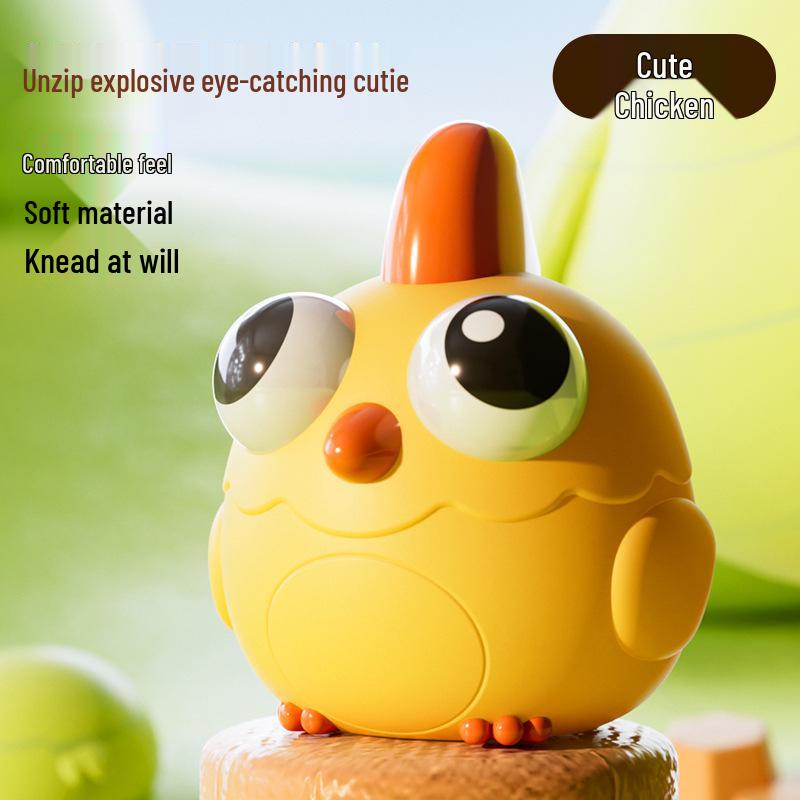 Press Pop Eyes Squeeze Toy - Cute & Fun Stress Reliever for Kids