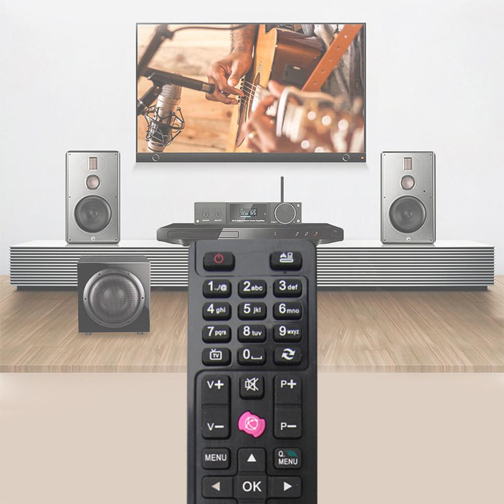 Новый пульт дистанционного управления для телевизора RC4875, замена пульта дистанционного управления, подходит для телевизора Telefunken RC4870 RC4849 D32H278A3CW D39F275Q3C Черный