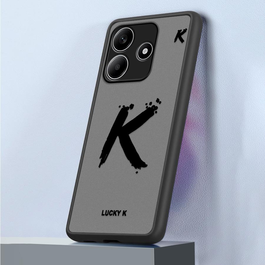Чехол-накладка для телефона Funda Back для Xiaomi Redmi Note 14 13 Pro Plus 13C 11 10 A4 9S 14C 12 Счастливая буква