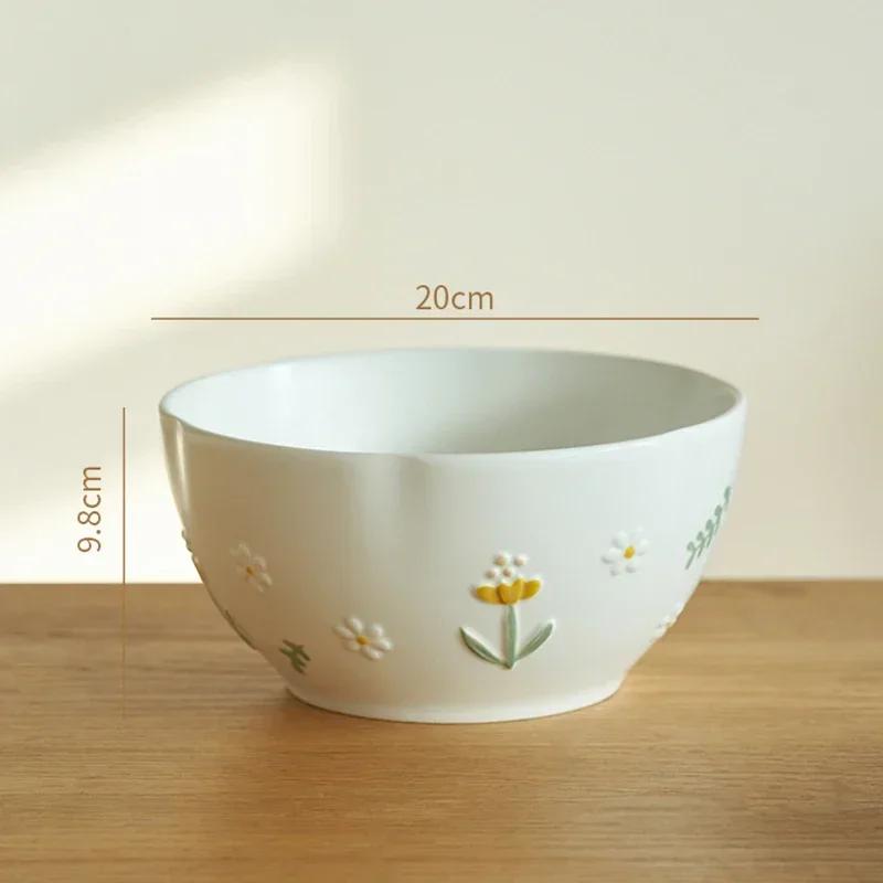 Керамические тарелки с цветочным рельефом, креативная круглая тарелка для рыбы высокого класса, изысканные блюда, обеденная тарелка, изысканная домашняя посуда